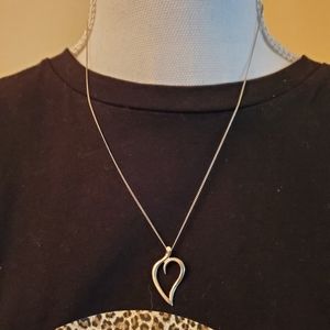 Authentic Tiffany and Co Heart 925 Necklace